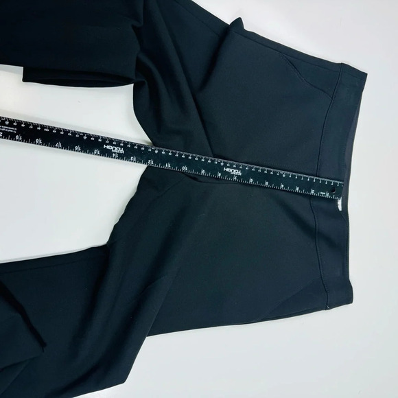 Trina Turk Black Straight Leg Pants Exposed Gold Zipper Size 4‎ - Picture 5 of 11